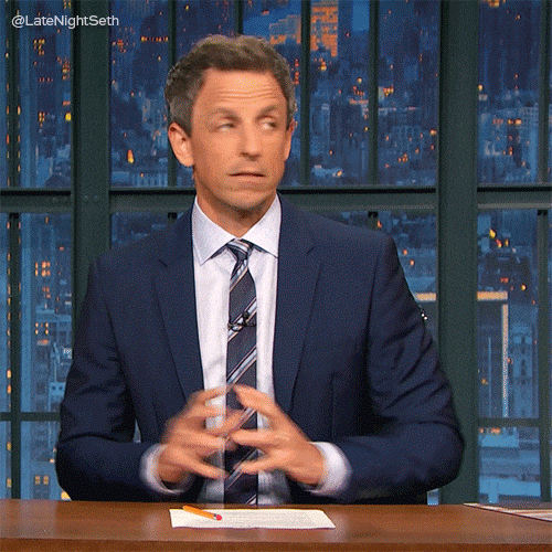 Where Is Everyone Black Suit News Reporter GIF