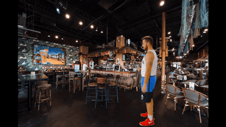 Where Is Everyone Jersey Man In Empty Restaurant GIF