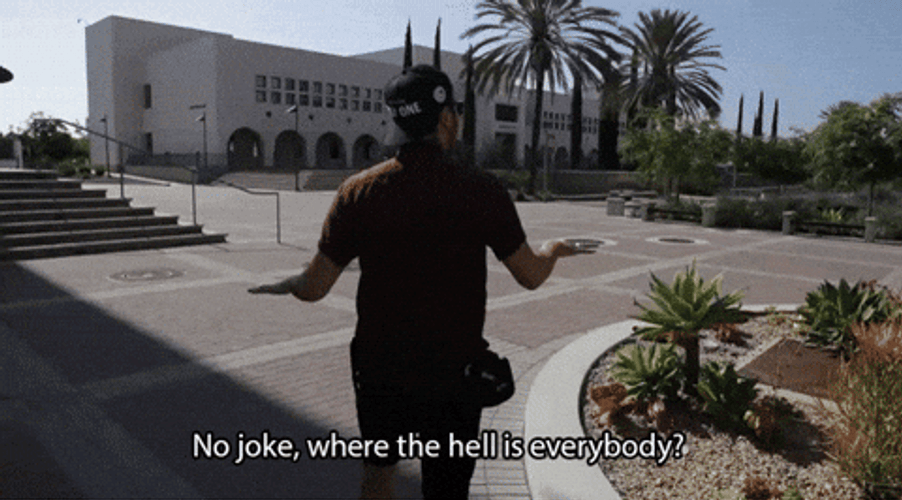 Where Is Everyone No Joke Empty City GIF