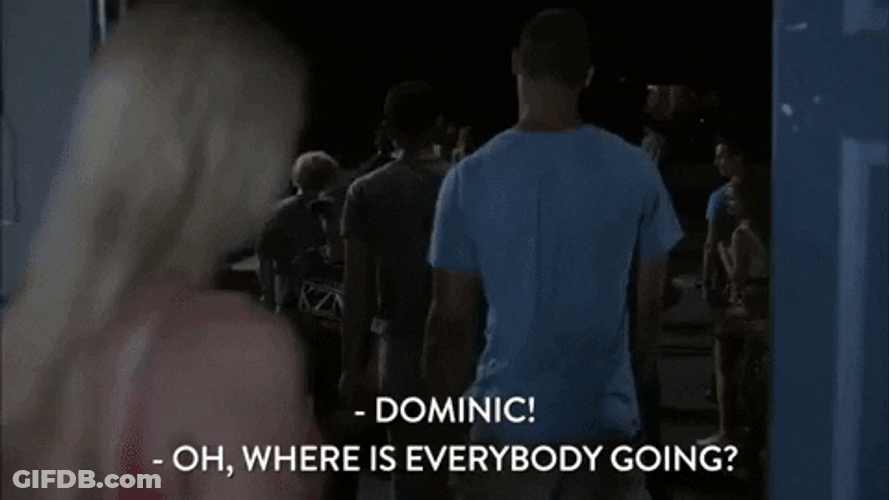 Where Is Everyone People Going Out GIF