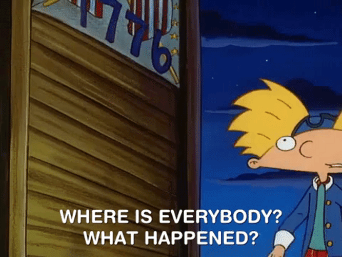 Where Is Everyone What Happened Cartoon Boy GIF