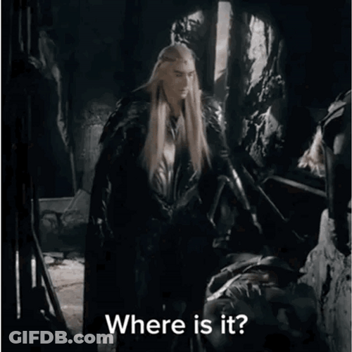 Where Is It King Thranduil GIF