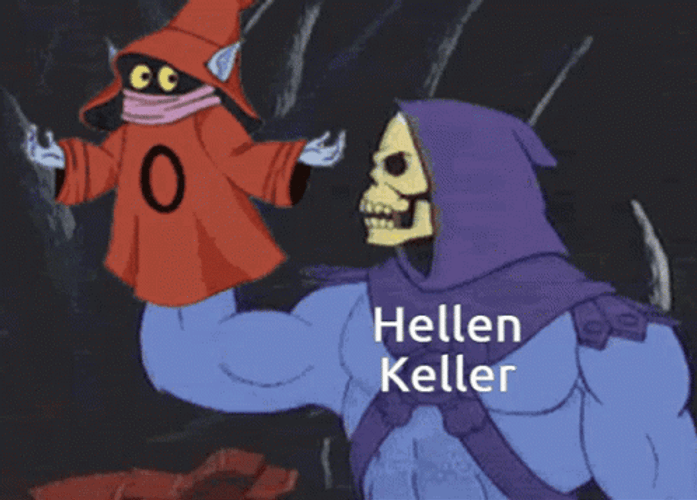 Where's Helen Keller Little Fella GIF