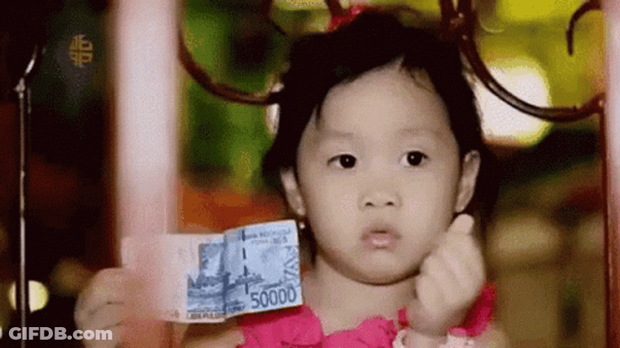 Where's My Money Asian Girl GIF