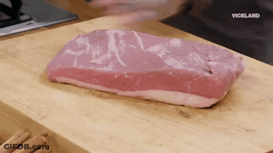 Where's The Beef Meat Slice GIF