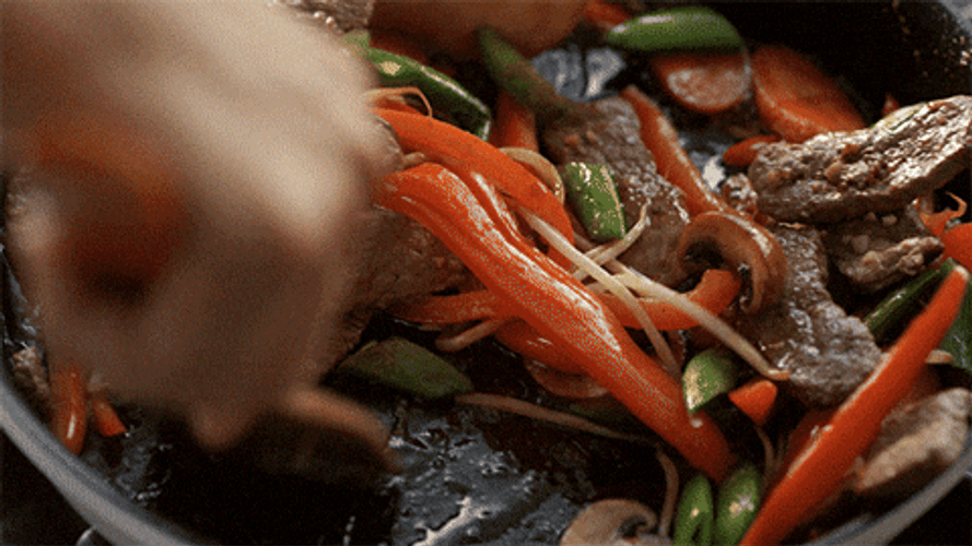 Where's The Beef On The Pan GIF