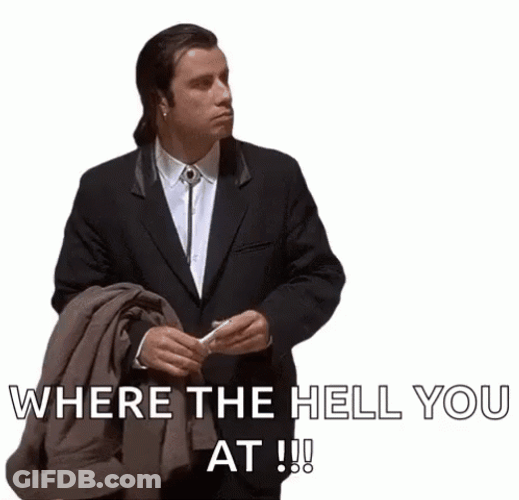Where You At John Travolta GIF