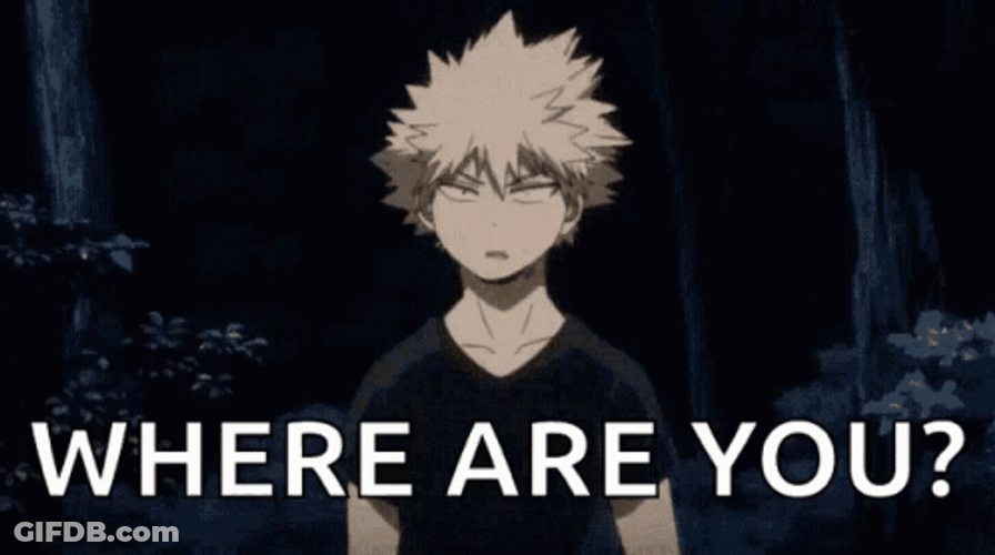 Where You At Katsuki Bakugo GIF