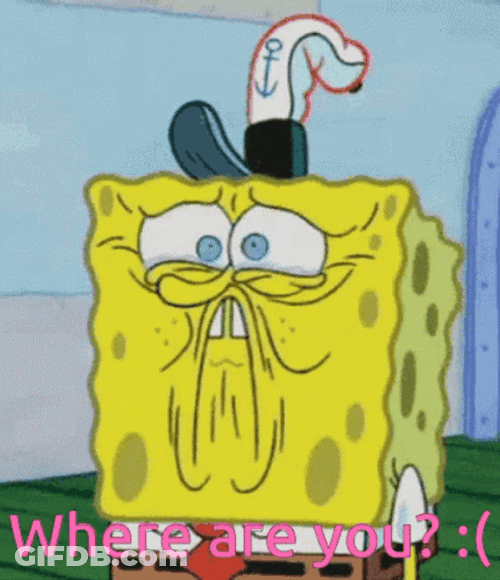 Where You At SpongeBob Crying GIF