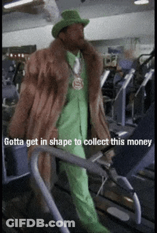 Wheres My Money Rien Pimp Treadmill GIF