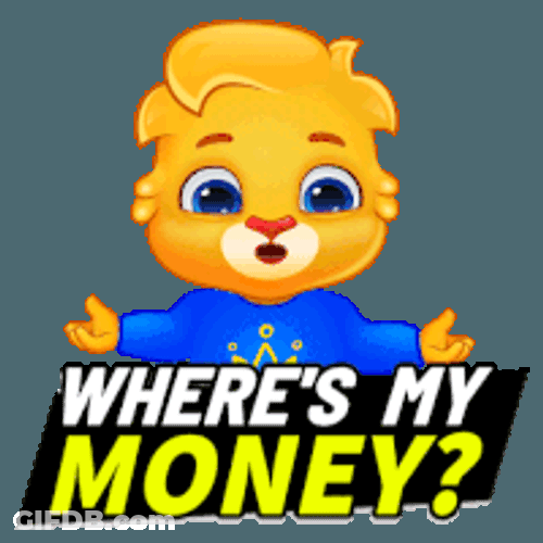 Wheres My Money Where Is My Money Sticker GIF