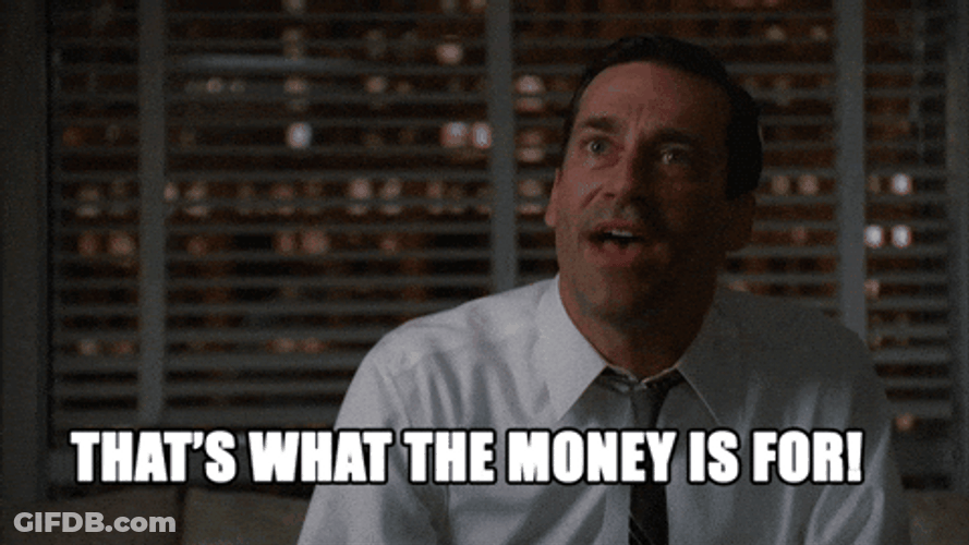 Whining About Money GIF