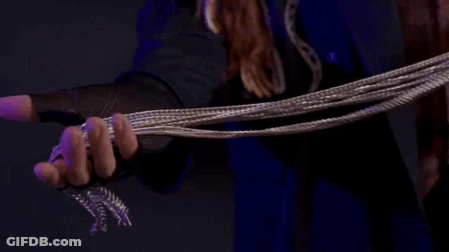 Whip Chain Rope Halloween Costume Props GIF