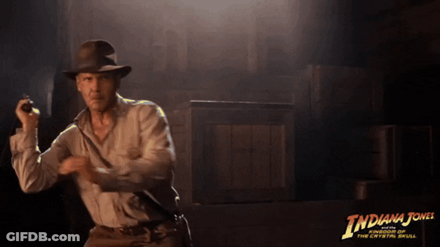Whip Harrison Ford Indiana Jones Movie GIF