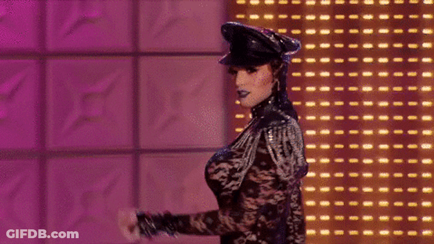 Whip William Runway Pose RuPaul’s Drag Race GIF
