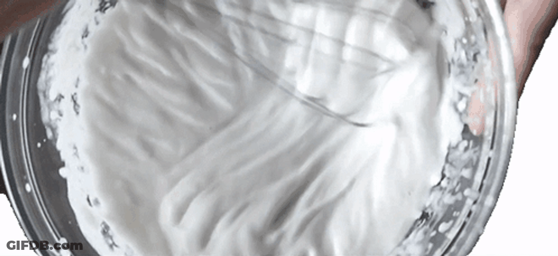 Whipped Cream Fast Mixing GIF