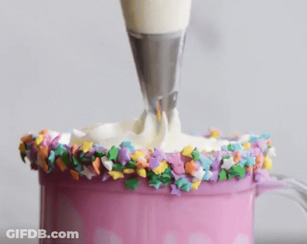 Whipped Cream On Top GIF