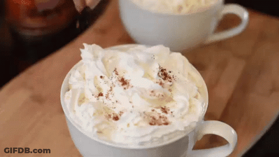 Whipped Cream With Toppings GIF