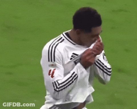 White Adidas Soccer Player Number 4 GIF