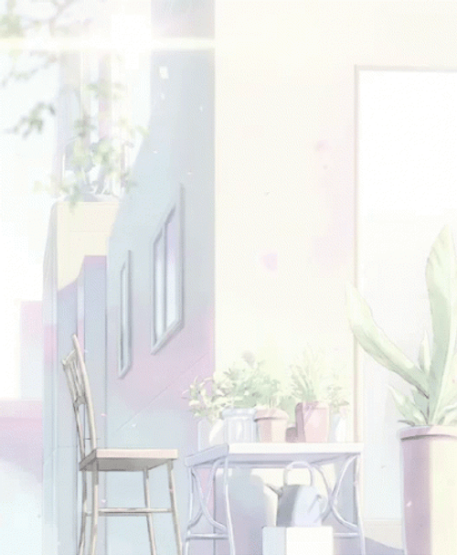 White Aesthetic Setting GIF