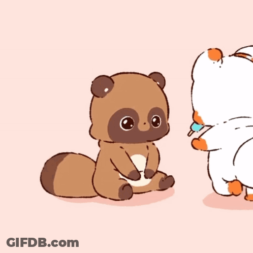 White And Brown Cat Standing On Hind Legs GIF