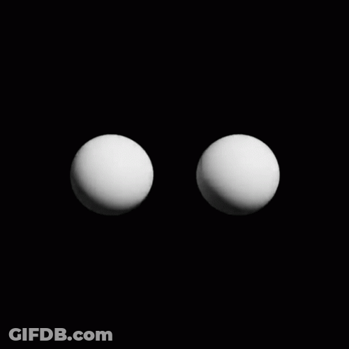 White Ball Fusion GIF