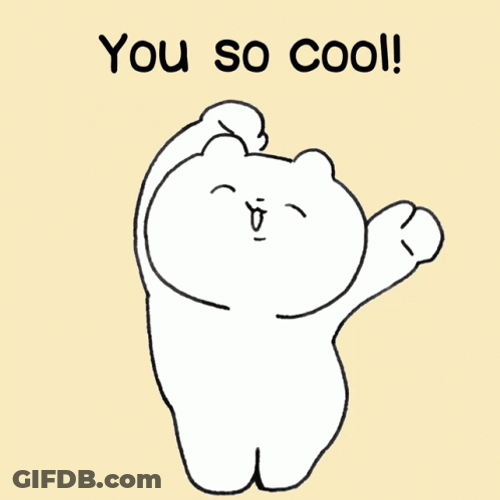 White Bear You So Cool GIF