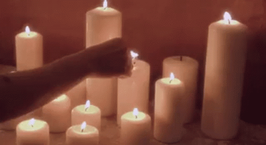 White Big Bougie GIF