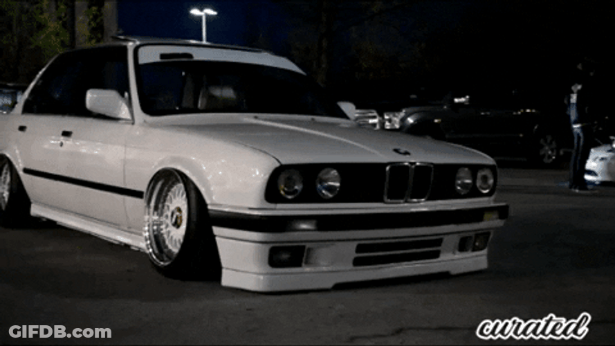 White Bmw Car GIF