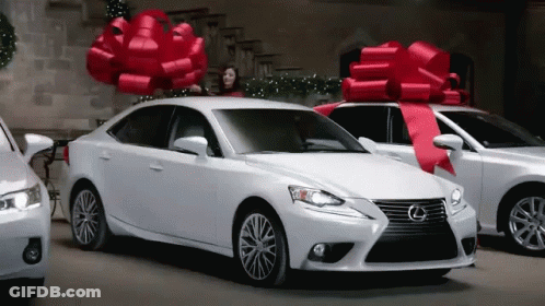 White Car Drifting On Track Church Parking Lot Cam GIF