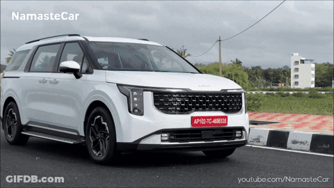 White Car With License Plate AP10TC408858 GIF