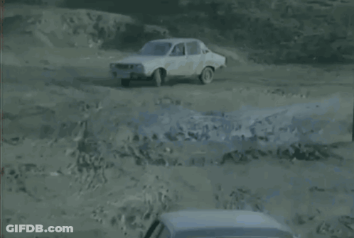 White Car With License Plate CZ 01 LM GIF