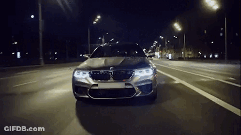 White Car With License Plate HR 98 TC 004 GIF