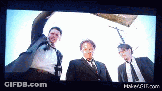 White Car With Trunk Open And License Plate JC GIF