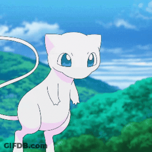 White Cat With Long Tail In Forest GIF
