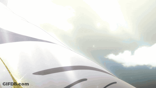 White Cloth With Gold Sparkles GIF