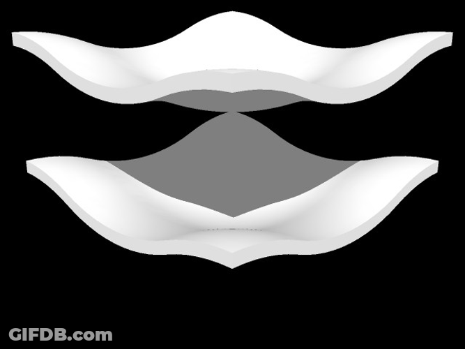 White Clothes Waving Animation GIF