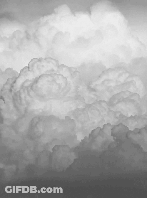 White Clouds Historia GIF