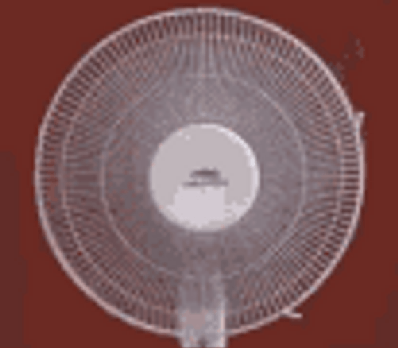White Electric Fan Spinning GIF