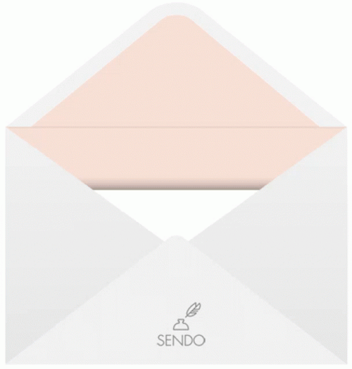 White Envelope Invitation Card GIF