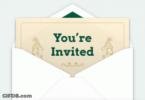 White Envelope With Green Triangle Top GIF