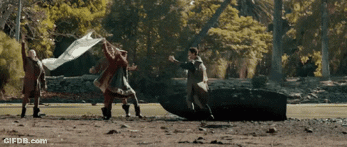 White Flag Planting GIF