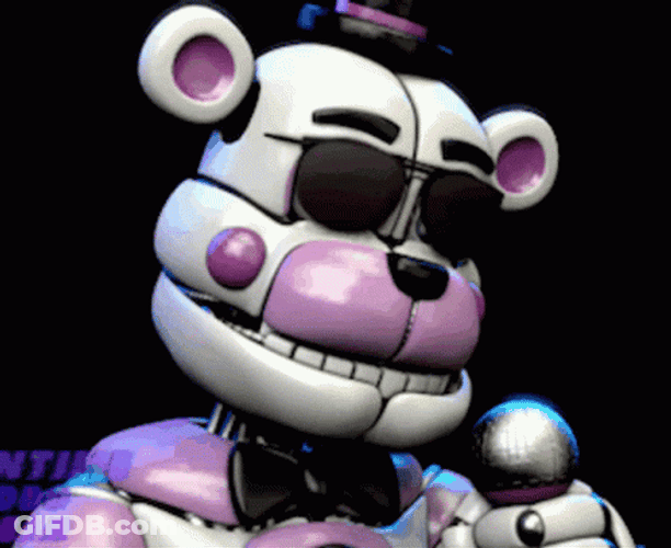 White Freddy Fazzbear FNAF GIF