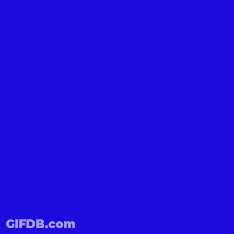 White Ghost On Blue Background Saying Based GIF
