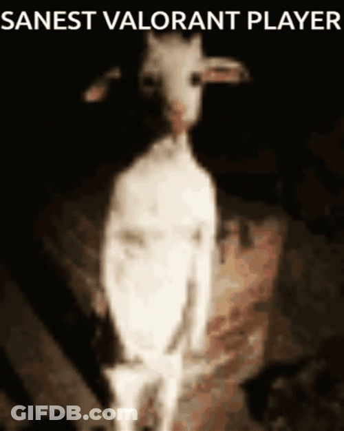 White Goat Meme GIF