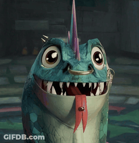 White Goat Open Mouth Funny Face GIF