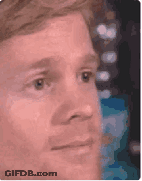 White Guy Surprised Face GIF