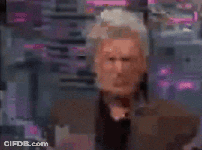White Hair Guy Notre Dame GIF