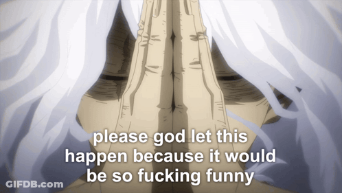 White Hair Man Praying Please God Let This Happen GIF