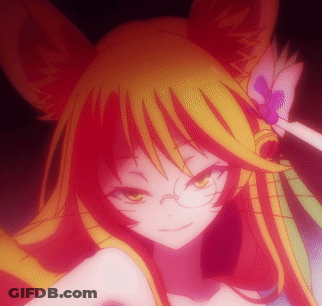 White Hair Red Eyes Girl With Roses GIF